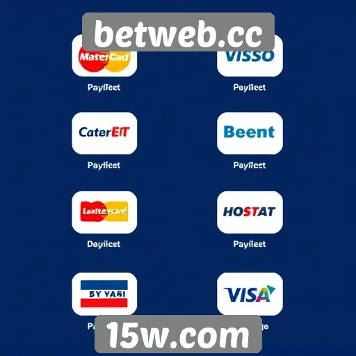Métodos de pagamento aceitos em betweb.cc